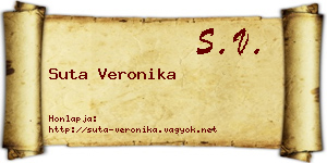 Suta Veronika névjegykártya